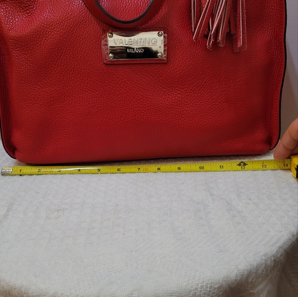 Red handbag genuine leather - Picture 12 of 16
